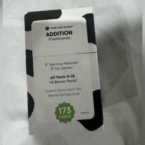 Addition Flashcards Think Tank Scholar